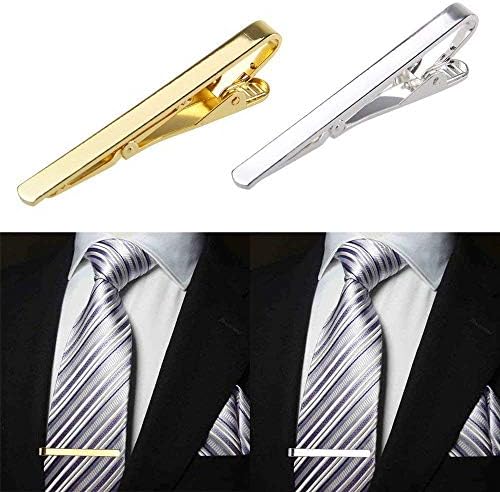 Aweso Fashion Men's Metal Simple Necktie Tie Bar Clasp Clip Clamp Pin