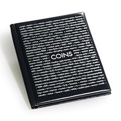 Leuchtturm, Taschenalbum für Münzen mit 8 Blatt für je 12 Münzen, blau