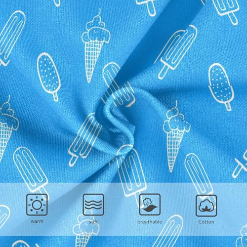 Summer Dessert Ice Cream Blue Toddler Girls's Underwear 2T 23029043