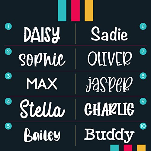 Engraved Pet Id Tags For Cats, Dogs - 4 Color & 5 Shape Options, Personalized W/ 20 Icons, Name, Address, Phone Number - Accessories For Four Legged Friends, Stainless Steel #Hexagon - Silver #TOP3