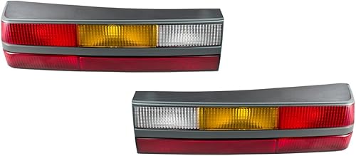 1985-1986 Mustang Gray Luces traseras completas con carcasas