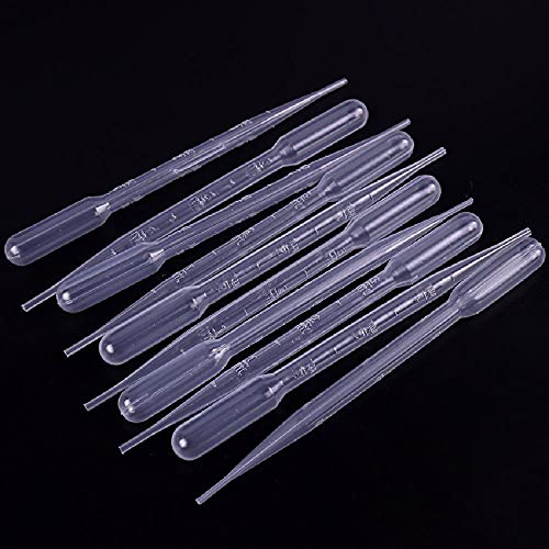 Pipette jetable 0,5 ml plastique pour éviter le gaspillage de parfum, lot de 500 unités