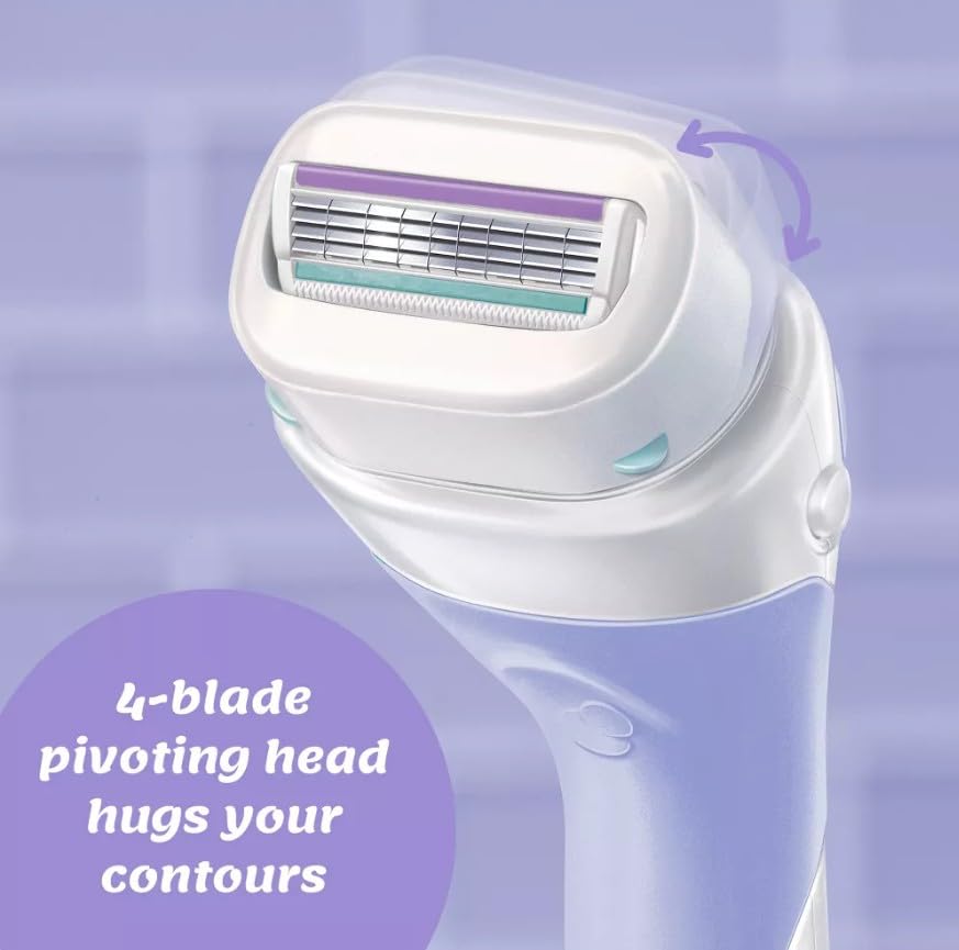 Miniatura 4 de Schick INTUITION Pure Nourishment - Recambios de maquinilla de afeitar para mujer, paquete de 3