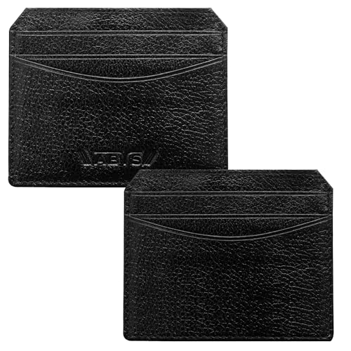 Image of ABYS Genuine Leather Brown Money Clip||Card Case||Pocket Wallet for Men & Women