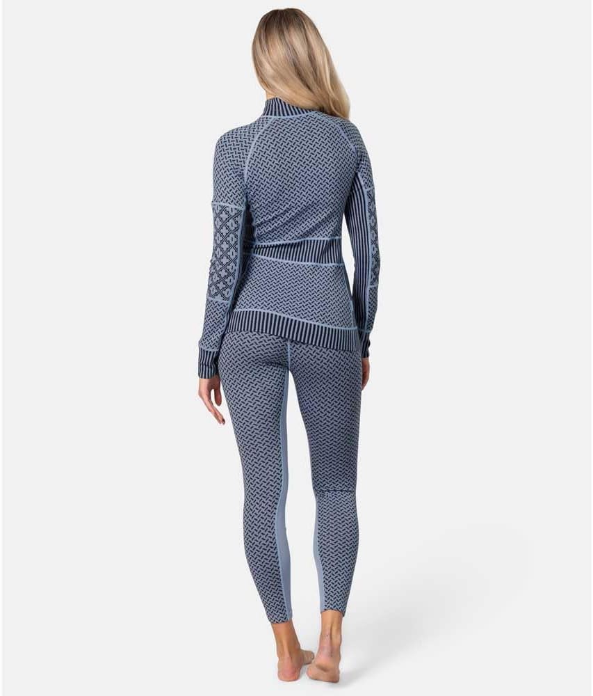 Kari Traa Smekker Half Zip Women's Base Layer Top - 100% Merino Wool Fitted Long Sleeve Knit Thermal Shirt - Image 4