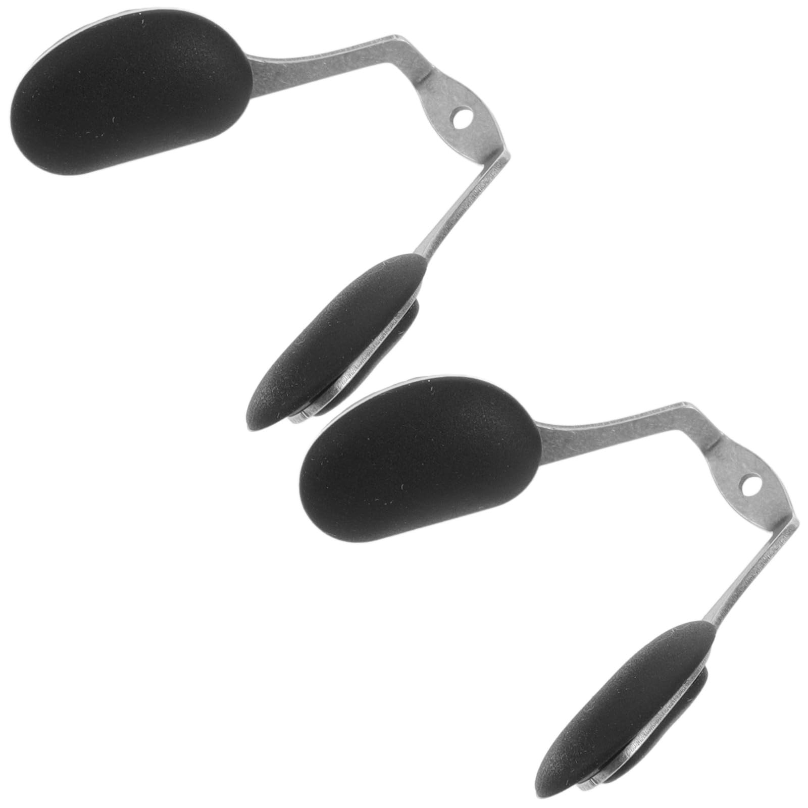 MAGICLULU Naselli per Occhiali Antiscivolo in Silicone Morbido a Forma di U Fissaggio a Vite, Kit di Sostituzione Rapido per Occhiali da Lettura e Vista