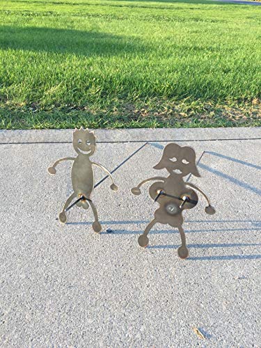 Harness Machine & Fab Hot Dog Boy Man and Marshmallow Girl Woman Roaster Cooker Campfire Sticks Skewer