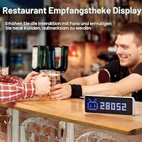 ULANZI TC001 Smart Pixel Clock, Social Media Counter, Digitaler Wecker mit Wetter, AWTRIX Simulator, Retro Pixel Art Anzeigetafel Pomodoro Uhr Nachttisch Gaming Zimmer & Büro Dekor (Packung mit 2) – Ansicht 7