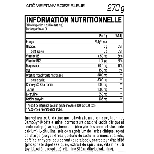 Cellucor Poudre pré-entraînement C4 Sport - framboise bleue glacée | Boisson énergisante | 135 mg de caféine + bêta-alanine + monohydrate de créatine | certifié Informed-Sport | 30 portions – Image 3