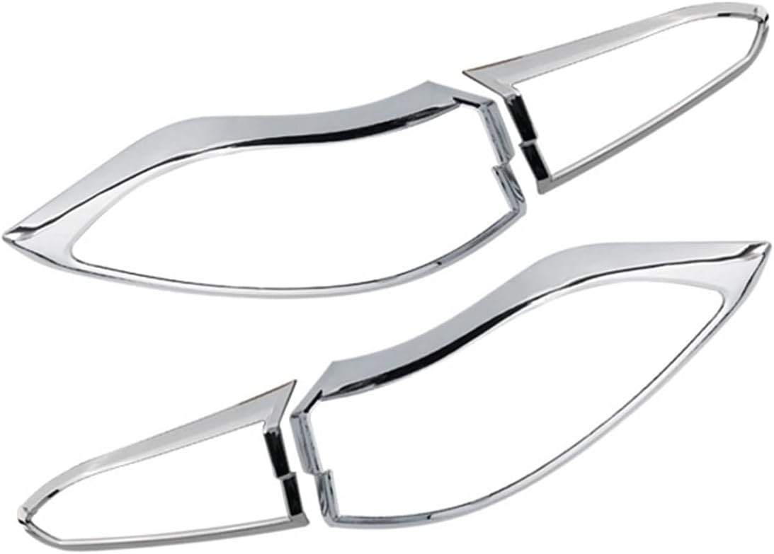 Compatible For Toyota Corolla Cross XG10 2021 2022 2023 Hybrid ABS Car Rear Tail Light Lamp Cover Frame Decor Trim Strip Sticker Accessorie(Black)