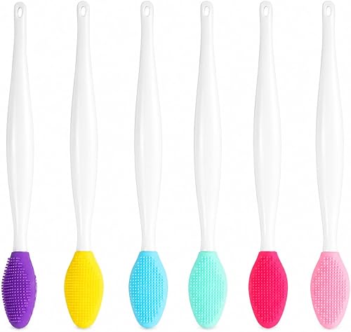 Multicolor Silicone Dog Toothbrush Set 3pcs 360° Teeth and Tongue Cleaning