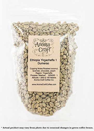 Triple Picked Ethiopia Yirgacheffe 1 Dumerso Fully Washed Unroasted Green Coffee Beans (10 LB)