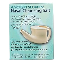 Ancient Secrets Nasal Cleansing Salt Packets - 40 Packets
