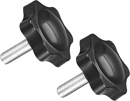 Miniatura 7 de METALLIXITY Perillas de tornillo de mango de sujeción (M6x26mm) 1 unidad, agarre de metal en forma de estrella - para construcción de viviendas