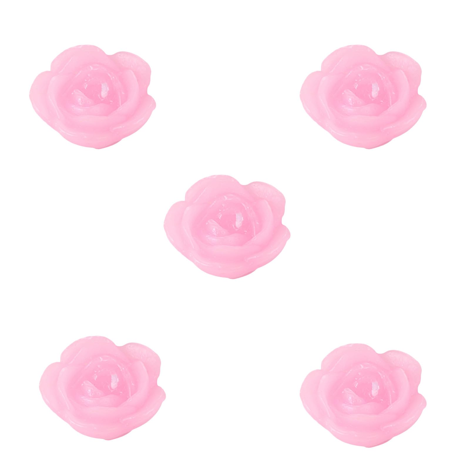 Anneome 15piezas Velas Flotantes De Rosa Para Decoración De Piscinas y Fiestas Velas Aromáticas Forma De Flor Para Bodas y Eventos Románticos