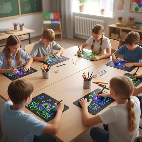 10 Pcs 12 x 9.5 Inch Frameless Chalkboard, Small Chalk Board Signs for Tables, Little Chalkboard Signs, Mini Blackboard for Restaurant Menu Classroom Home Office Decor - Thumbnail 7