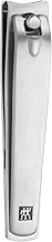 ZWILLING Nail Clippers (For Fingernails and Toenails, Strong Leverage, Slightly Curved Edge, Hypoallergenic) Premium Silver 85mm