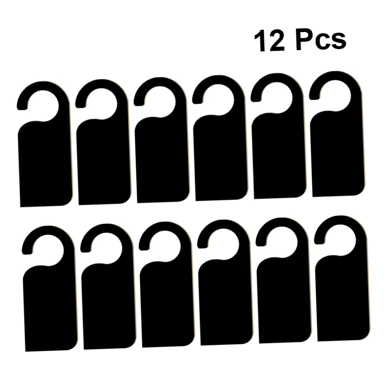 OUNONA Double Sided Door Hanging Ornament Wooden Hotel Sign Entryway Decor Blackboard Pendant