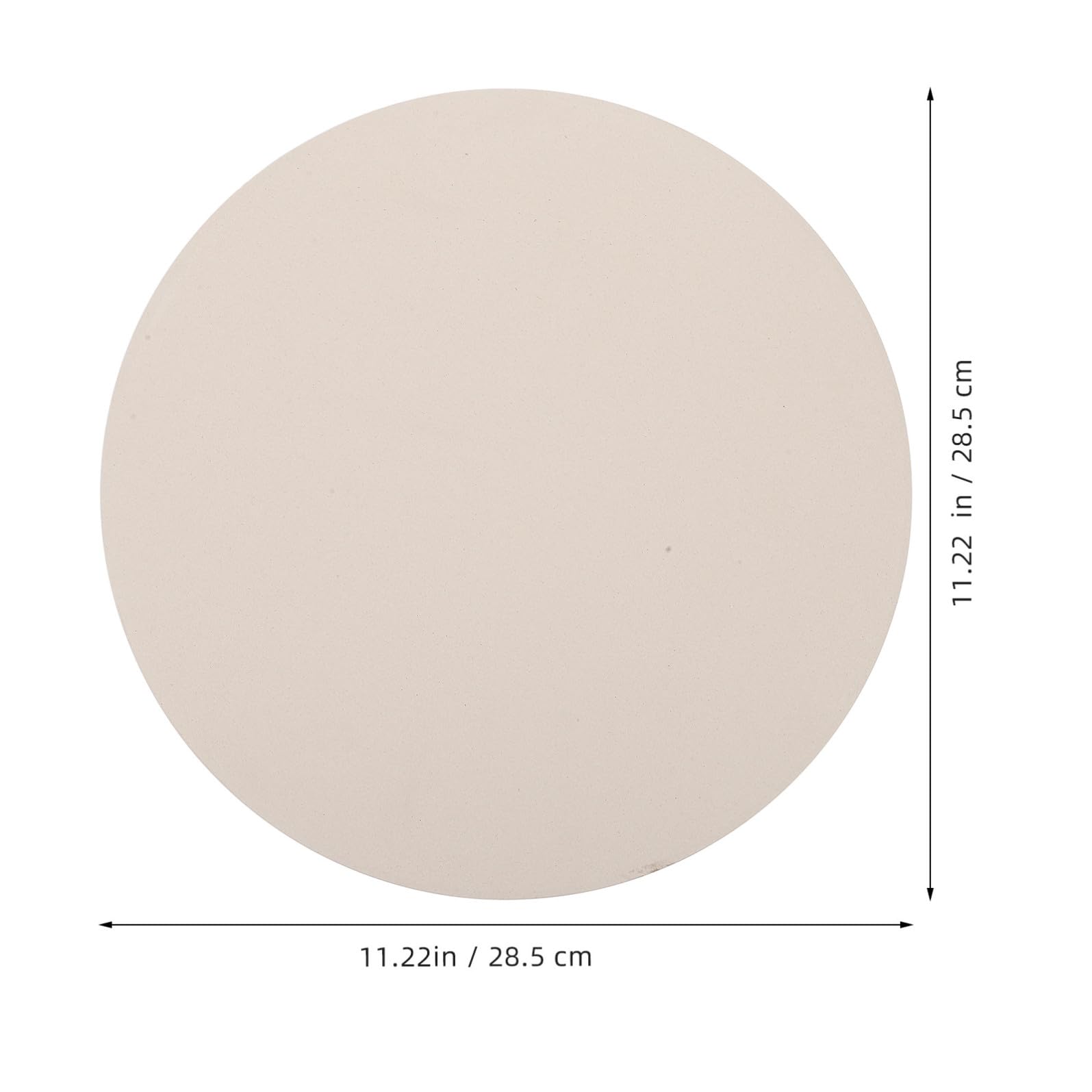 Pietra Refrattaria Tonda in Cordierite per Pizza da Forno Padella per Pizza Ritenzione del Calore per Cottura Uniforme