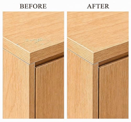 Image of GSCIT Club Wood Grain Repair Tape, 2.4 inch X 15ft Self Adhesive Maple Grain Repair Patch for Tables, Chairs, Baseboards, Doors, Windows, Floors, Handicraft DIY.