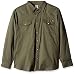 Dickies Men's Relaxed Fit Long-Sleeve Western Twill Shirt