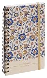 Exacompta Agenda semainier Color Design 9x16cm  Sept 2026 à août 2027 Fleur