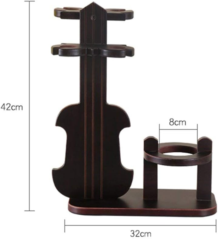 Wood Wine Rack Countertop Free-Standing Wine Bottle Holder Retro Ornaments Creative Environmental Protection (Size:32 * 8 * 42cm)