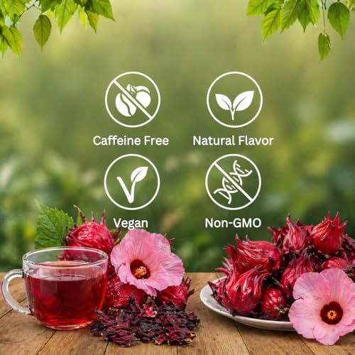 ZAVBE Hibiscus Tea Dried Flowers