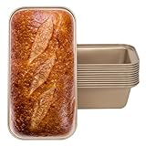 ✔【Nonstick Carbon Steel】- Durable nonstick carbon steel ensures even baking and easy release. Perfect for baking mini loaves and cakes, this set is oven, air fryer, and Instant Pot safe. Upgrade your bakeware collection with this 12-pack of mini loaf...