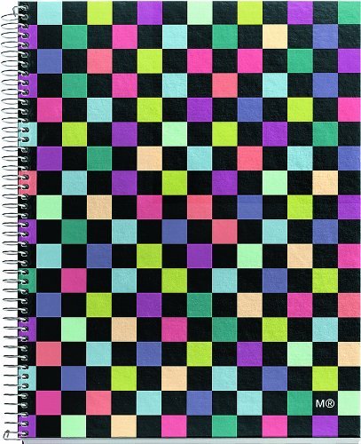 Miquelrius Coated Cardboard Spiral Bound Notebook, Chess, (8.5