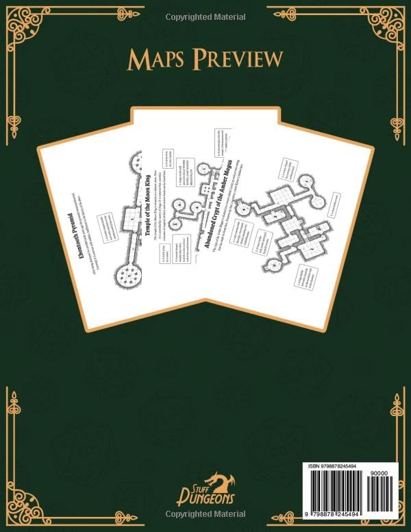 Dungeons and Dragons Verdant Realms Dungeon Maps for Game Masters Vol 1: 100 Unique Forest Maps and Stories for TTRPGs - Image 2
