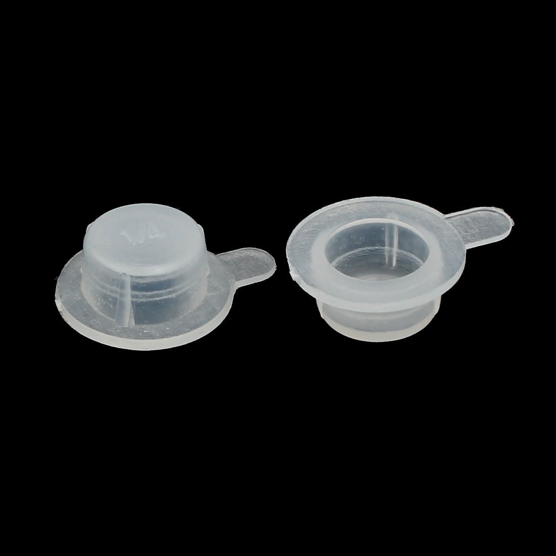 Aexit G1/4 PE Luer Fittings Plastic Pipe Thread Protection Sleeve debris Covers Luer Cap Fittings Caps 50pcs