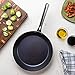 Viking Nonstick Frying Pans, Blue Carbon Steel Kitchen Cookware, 10 and 12 Inch, Black