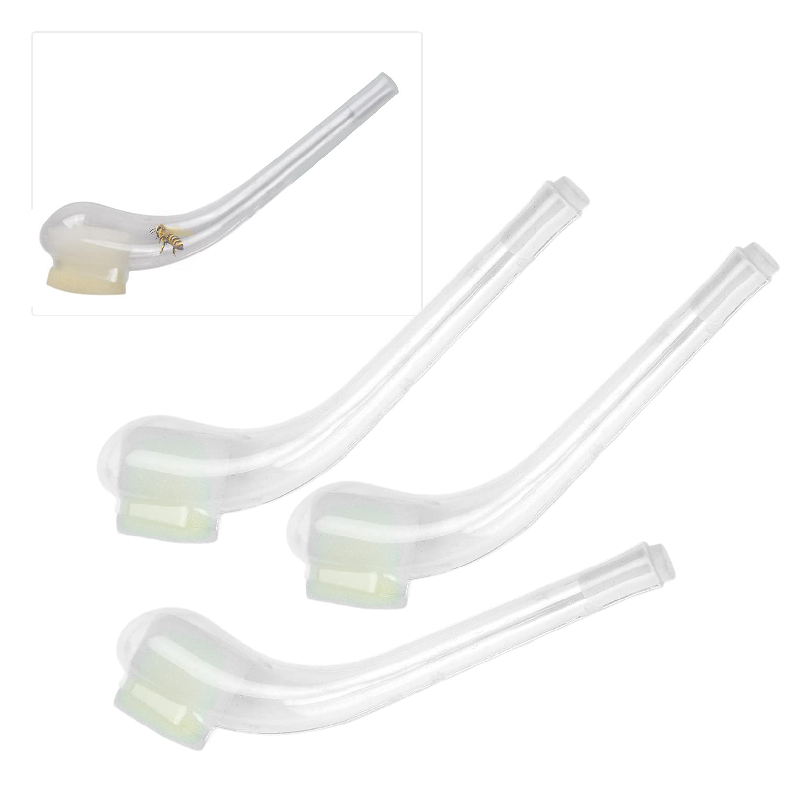Queen Catcher Pipe en Plastique - 10 Pièces - Équipement D'apiculture Professionnel - Cage à Reine pour la Capture et l'Élevage de Mouches à Miell