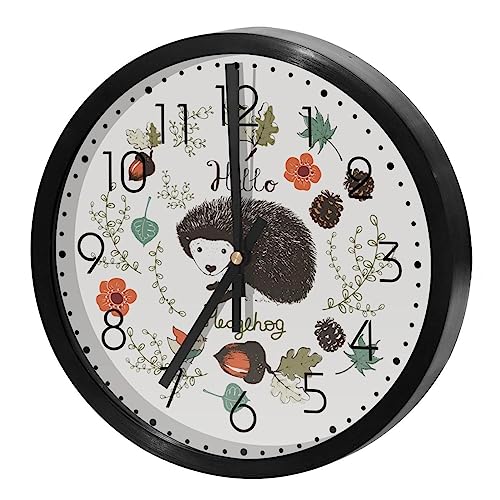 Horloge murale silencieuse hérisson résout le bruit dans le bureau et salon - 5
