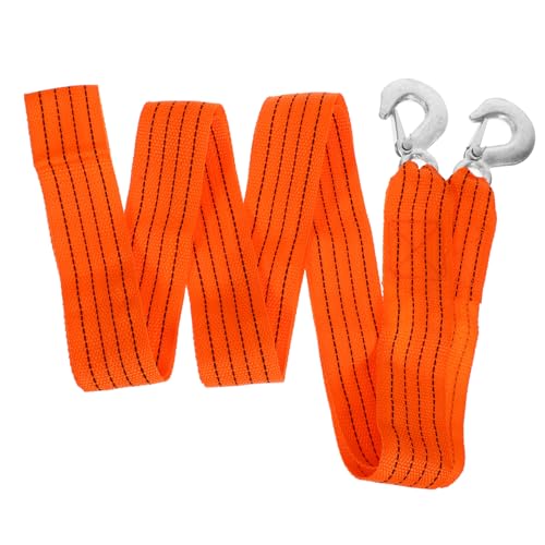 TOKIDNY Abschleppseil Abschleppgurte Zugband Hochleistungsgurte strapazierfähiger Abschleppgurt Windengurt für Bootsanhänger Dolly-Gurte schleppen Abschleppversorgung Polypropylen Orange