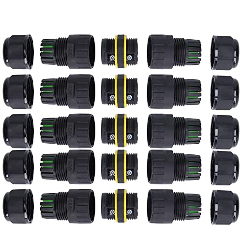 Conector de cable impermeable IP68 de 3 pines para evitar apagones en luces de patio 6