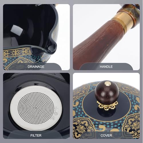 Tetera de cerámica elegante y resistente para hostelería y hogar 5