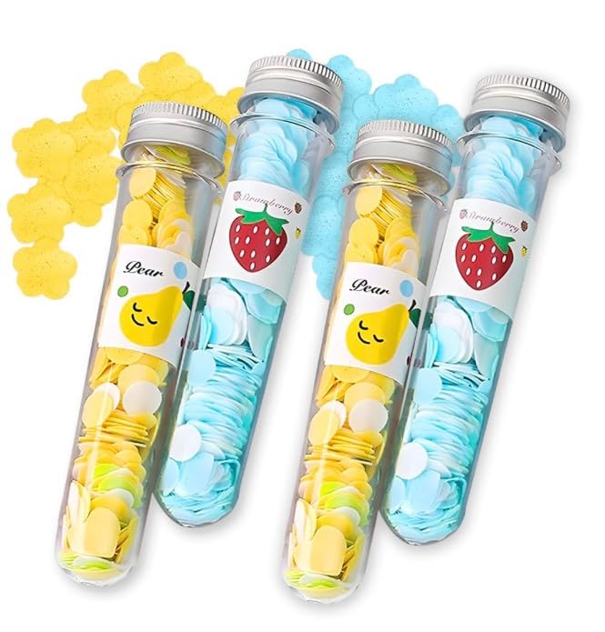 Disposable Paper Soap Tube Mixed Fragrance Paper Soap Sheets, Flower Design, Compact and Portable, Gentle on All Skin Types, Dissolves Easily, Hygienic and Travel-Friendly(PACK OF 8)-image-35