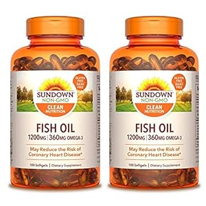 Sundown Fish Oil Extra Strength 1200 mg, 2 Count