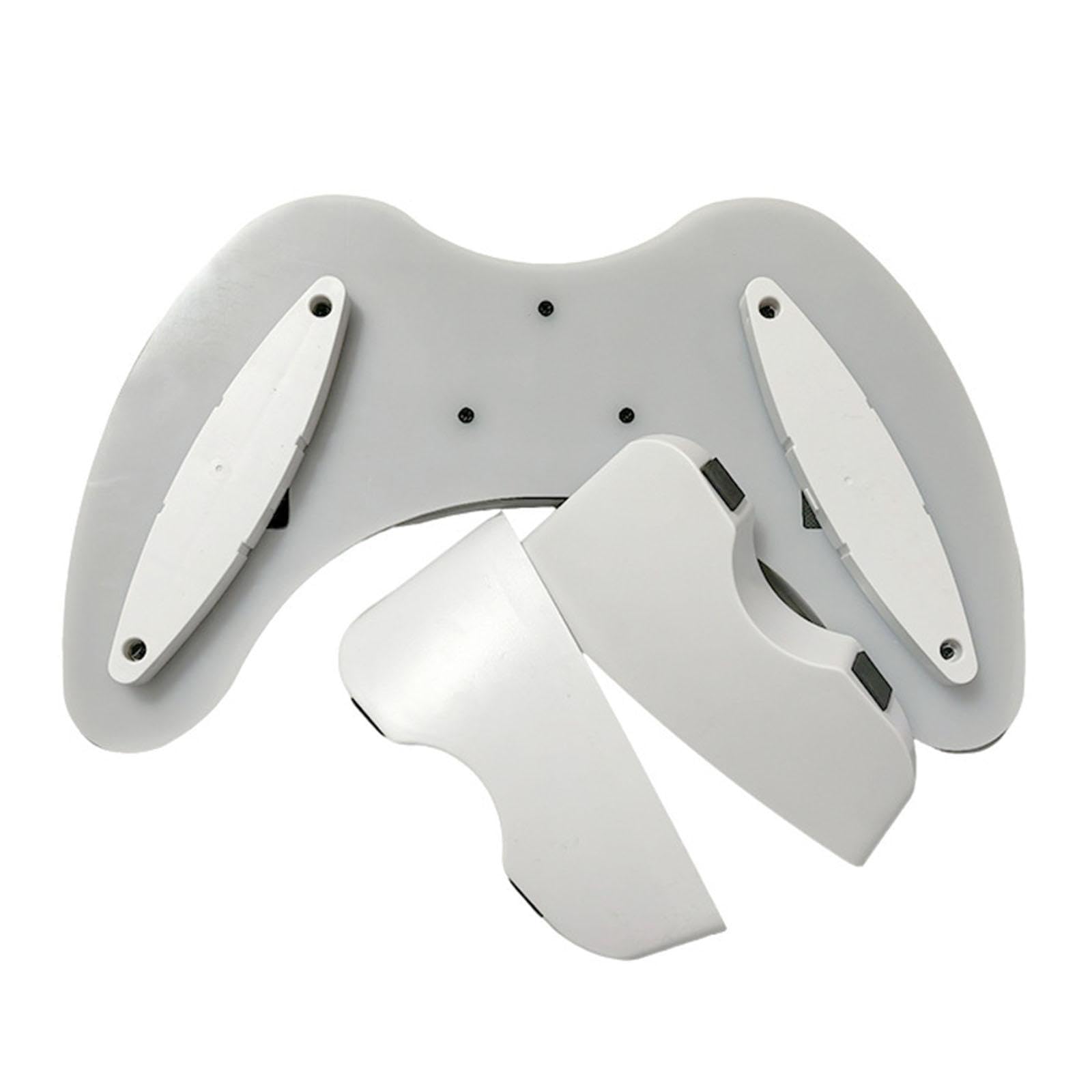 TISHITA Cuscino Manicure Mano Poggiabraccio Unghie U Sagomato in Pelle PU con Porta Telefono Regolabile E Supporto Smontabile Adatto per Utilizzo Domestico Sa, Grigio