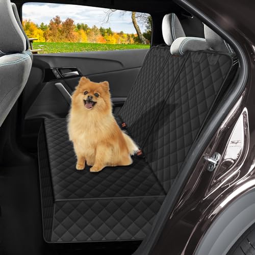 Lydonberg Dog Car Seat Covers, Waterproof and Nonslip Child Seat, Scratchproof Durable Washable Back Seat Protector Universal for Car, Trucks, SUV