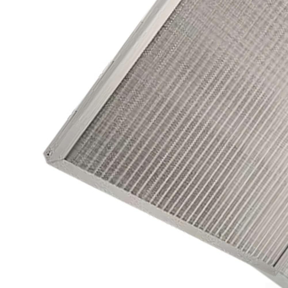 Filtro dell'aria in metallo ondulato per il controllo di grasso e detriti, design in alluminio lavabile per uso a lungo termine in sistemi di ventilazione ad alto volume (595 x 595 x 21)