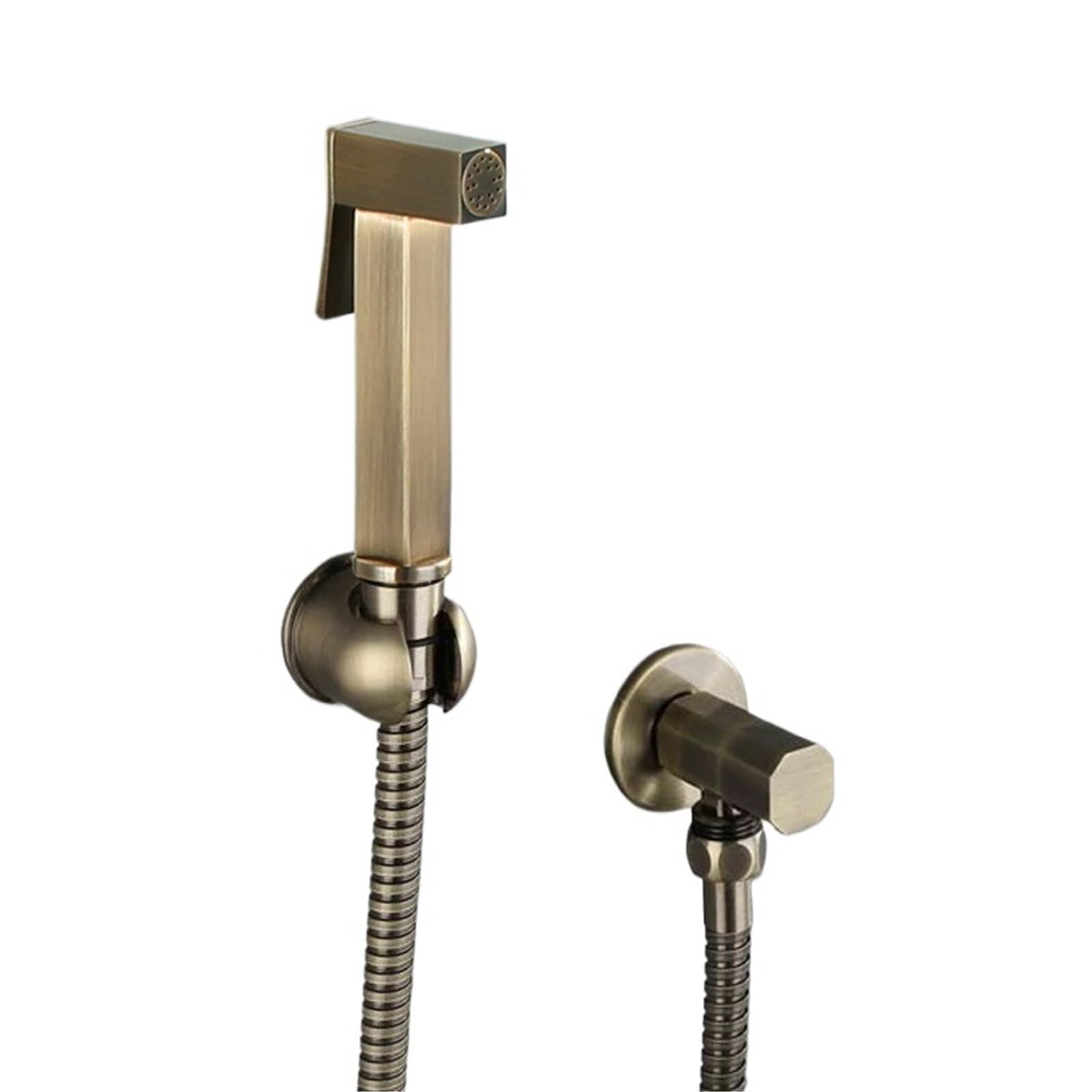 Miscelatore for bidet in bronzo antico