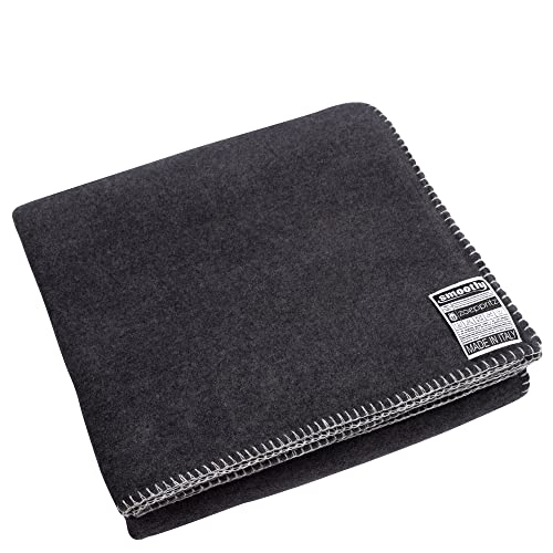Smoothy Coperta in pile - soffice coperta in pile polare - vegano - 140 x 190 cm - 965 grigio