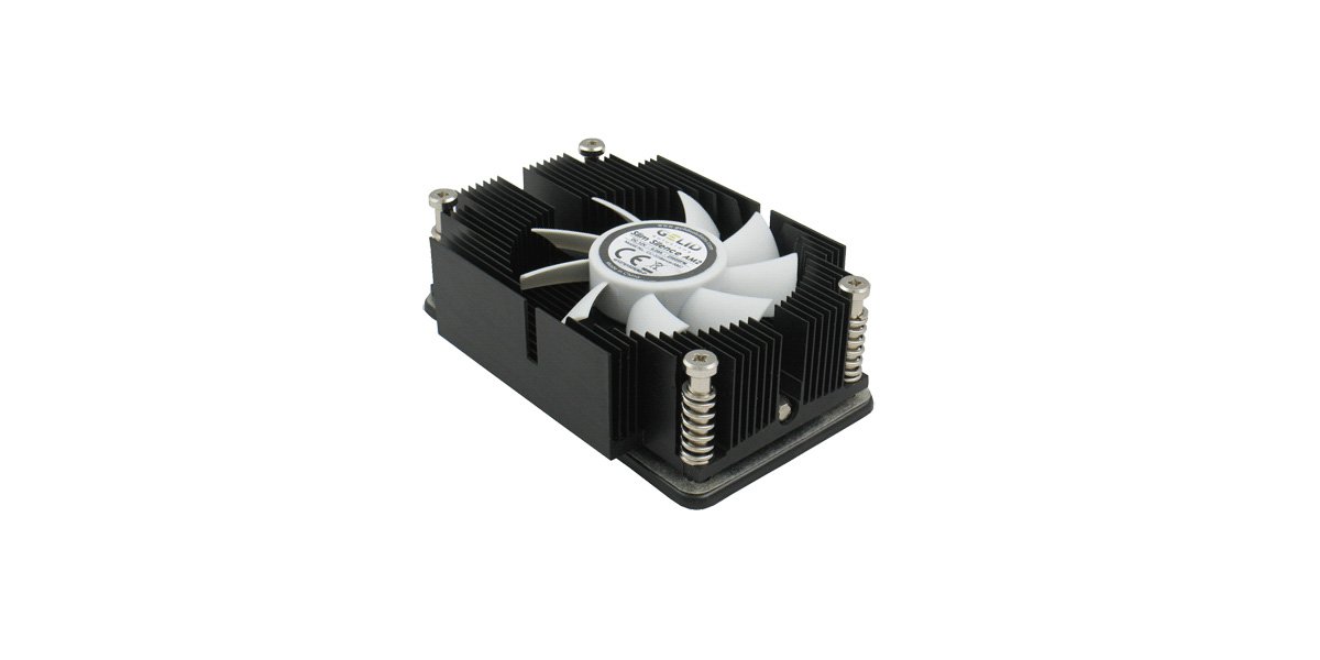 Gelid Solutions Slim Silence A-Plus 105mm CPU Cooler for AMD AM2, AM2+, AM3, AM3+, FM1, FM2 & FM2+ CPUs, 65W TDP, 28mm Height, Silent PWM Fan, 5 Years Warranty