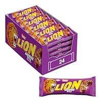 LION Brownie Limited Edition Wafer con Caramello e Cereali ricoperto di Cioccolato al Latte con ripieno gusto Brownie, 24 Snack da 40g (960g)