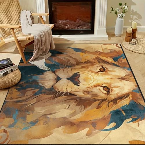 Tapete Decorativo 5x7 Pies Estilo Tropical Leopardo miniatura 6