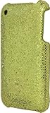  TechDealsUK Chrome Sparkle Coque paillettes Bling Coque arrière pour Apple iPhone 3 G 3 GS – Vert