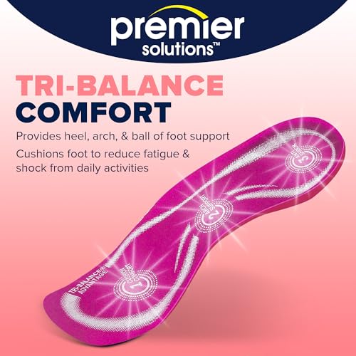 Image of Tri-Blance Gel Orthotic Insoles for Women - 3 Pack
